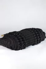 👜 Popcorn Beaded Bag – Wooden Handle - Image 2