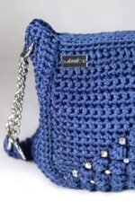 👜 Popcorn Beaded Bag – Inverted Triangles - Image 4