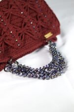 👜 Bibona Beaded Bag – Crystal Beaded Handle - Image 2