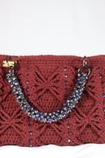 👜 Bibona Beaded Bag – Crystal Beaded Handle - Image 4