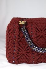 👜 Bibona Beaded Bag – Crystal Beaded Handle - Image 5