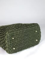 👜 Wooden Handle Bag – Wavy Stone Chain - Image 4