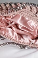 👜 Popcorn Beaded Bag – Polyester Macramé - Image 3