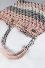 👜 Popcorn Beaded Bag – Polyester Macramé - Image 4