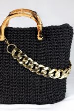 👜 Wheat Pattern Bag – Polyester Macramé - Image 4