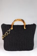 👜 Wheat Pattern Bag – Polyester Macramé - Image 5