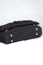 👜 Square Pattern Bag – Polyester Macramé - Image 4